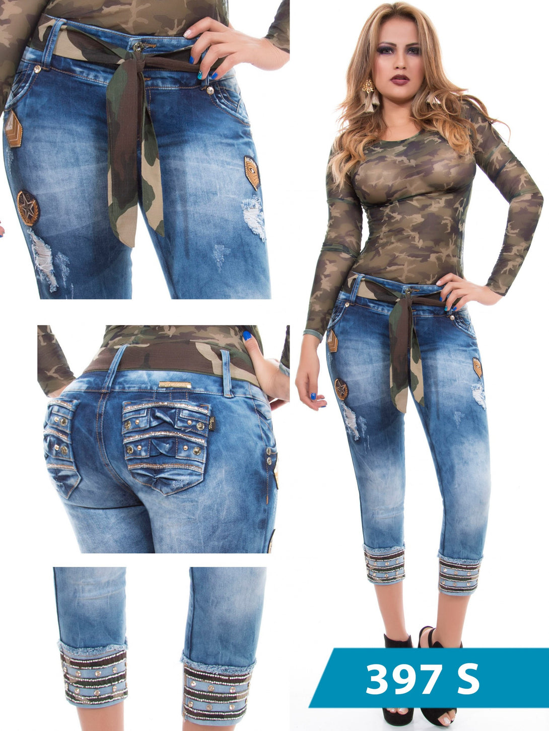 Jeans Levantacola Colombiano Duchess