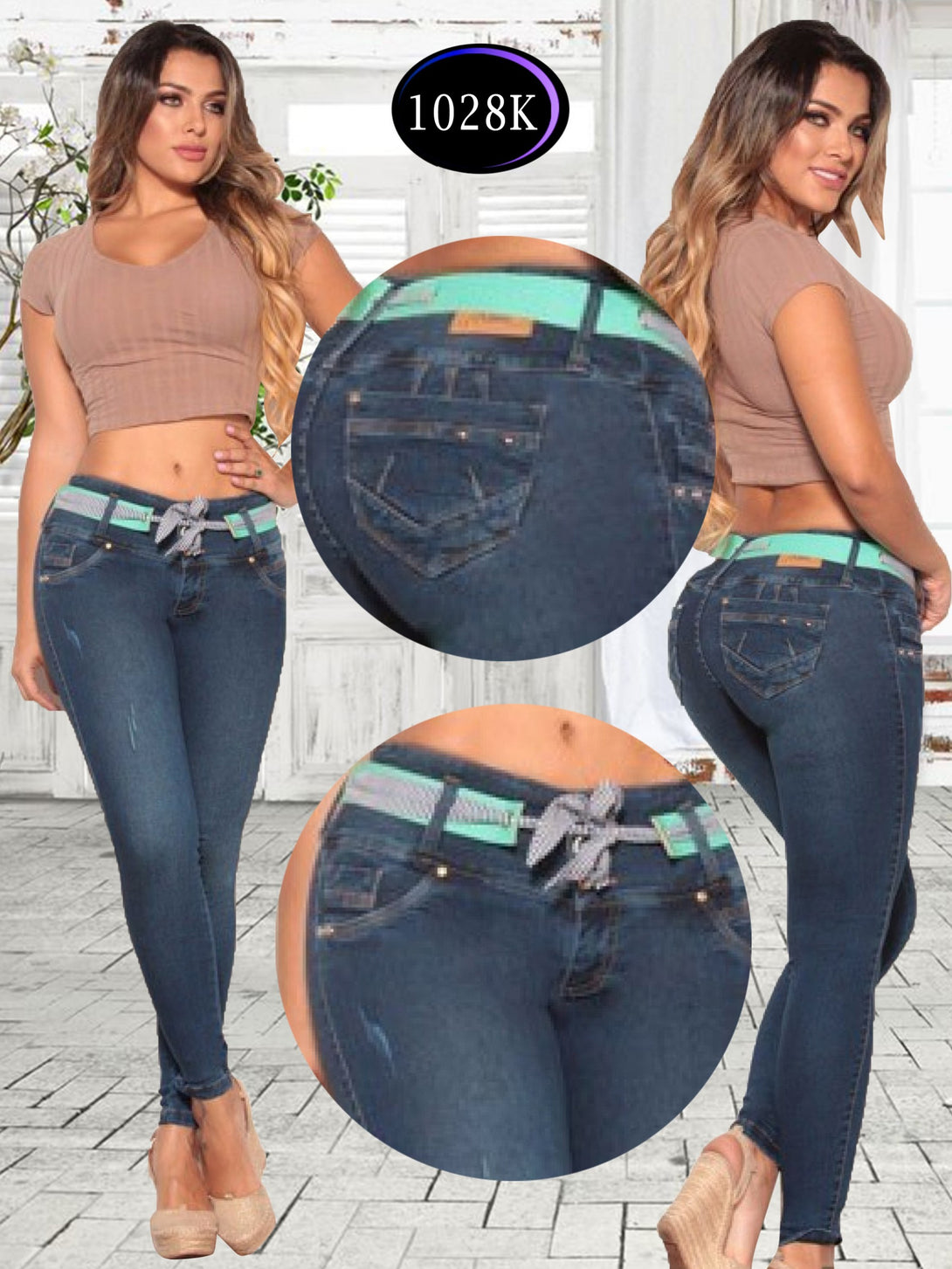 Jeans Levantacola Colombiano Knela