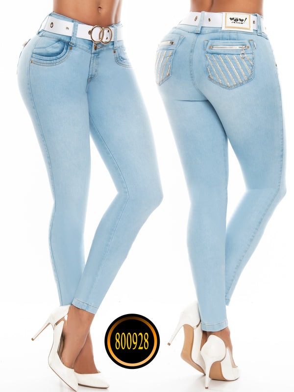 Jeans Levantacola Colombianos Wow