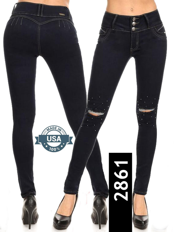 Jeans Levantacola Silver Diva 