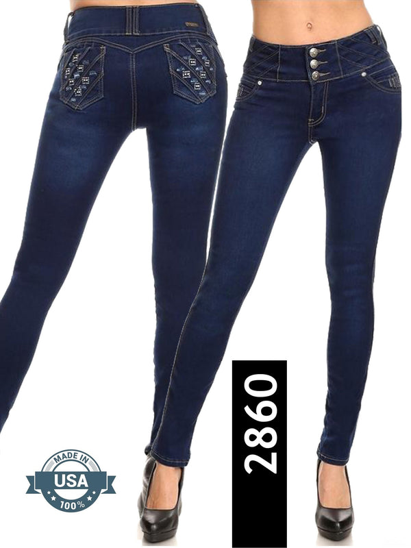 Jeans Levantacola Silver Diva 