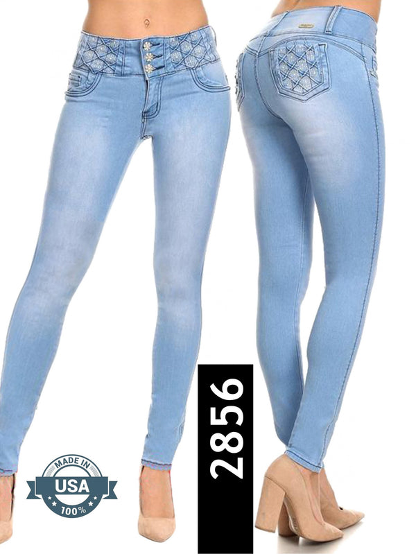 Jeans Levantacola Silver Diva