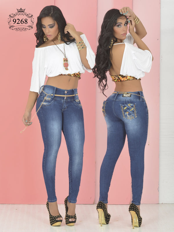 Jeans Levantacola Colombiano Osheas